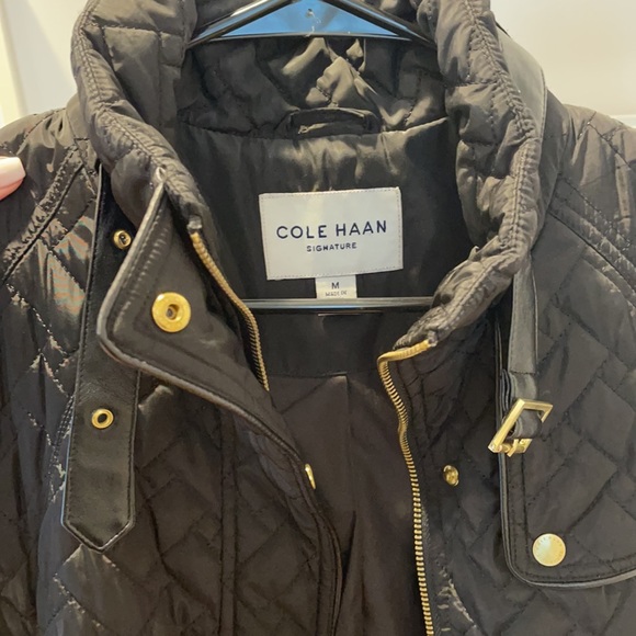 Classy black Cole Hann jacket - Picture 4 of 12